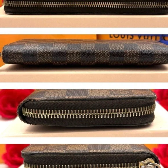 Louis Vuitton Vintage Damier Zippy Long Wallet - Rank A - Picture 3 of 9